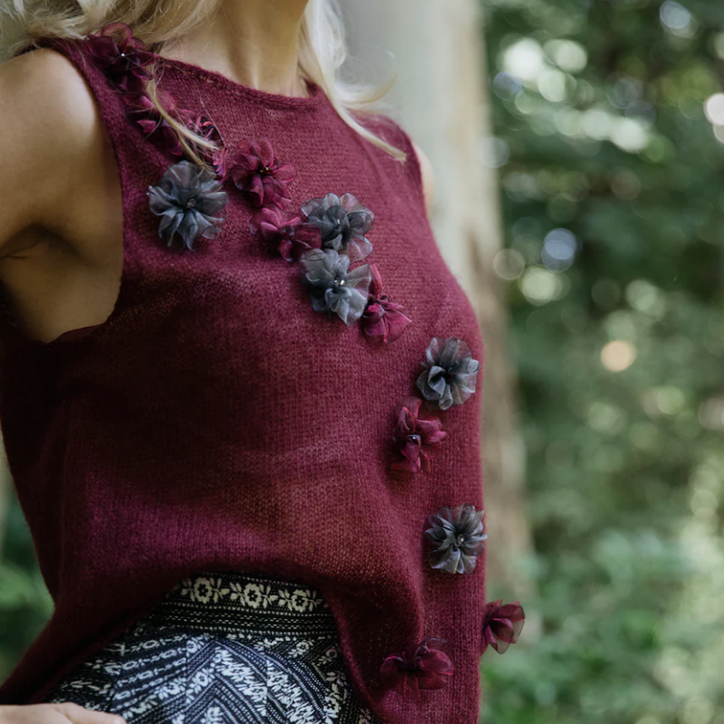 Memory Lane Embellished Knits to Cherish by Claudia Quintanilla