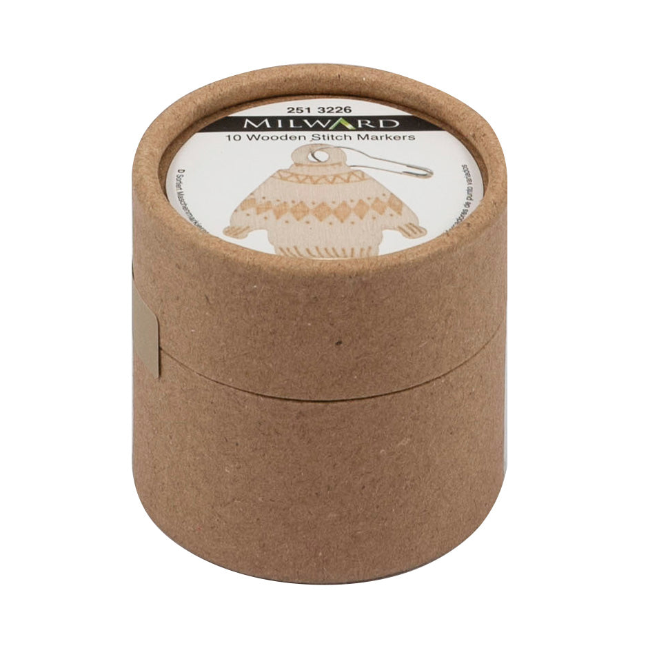 Milward Wooden Stitch Markers - Woolly Jumper