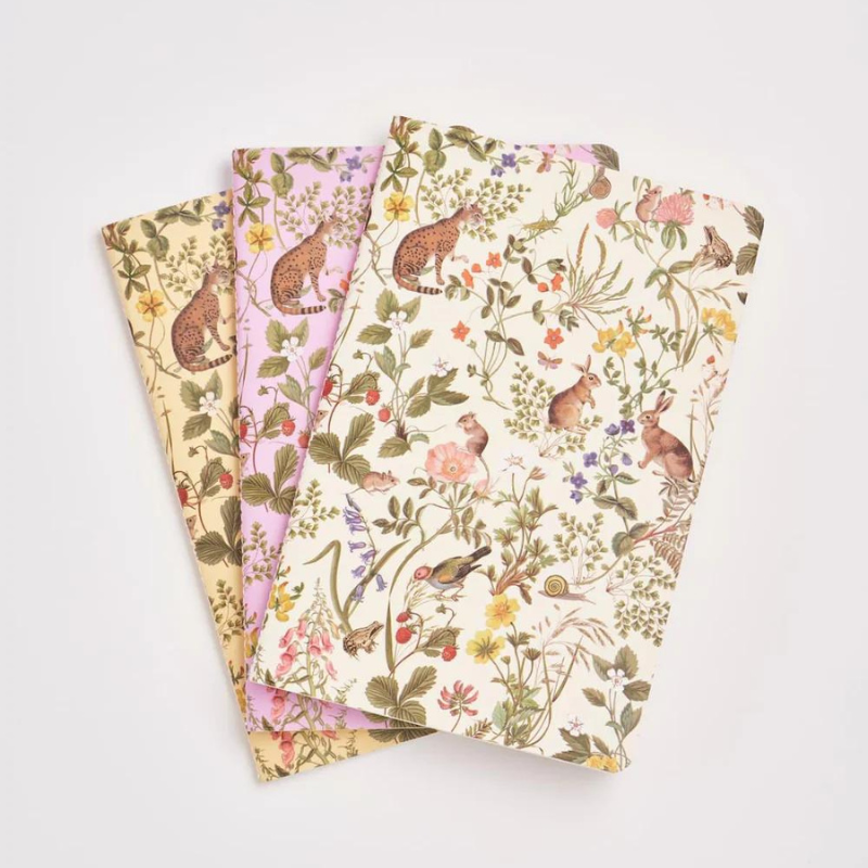 Fable Meadow Creatures Notebooks - pack of three