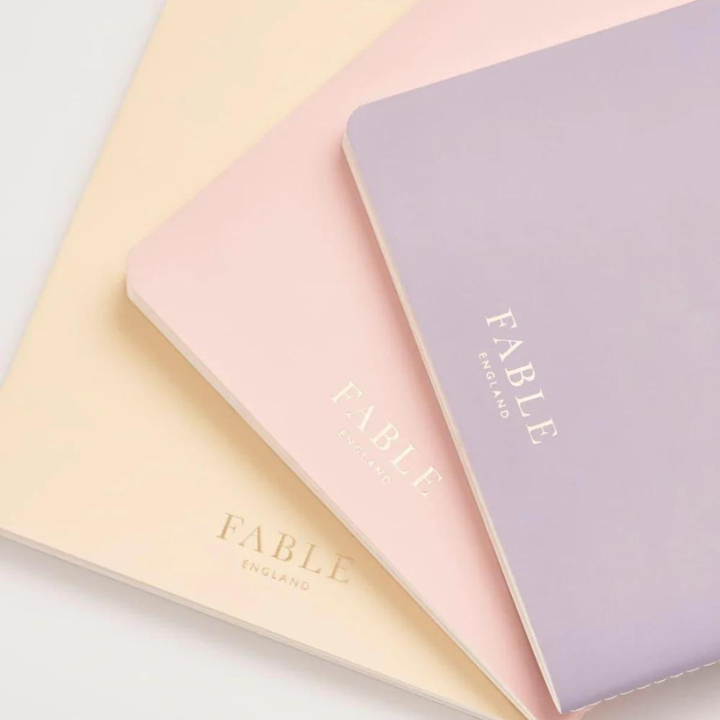 Fable Whispering Sands Notebook - Pack of Three