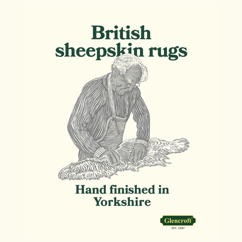 Natural Cream British Sheepskin Rug