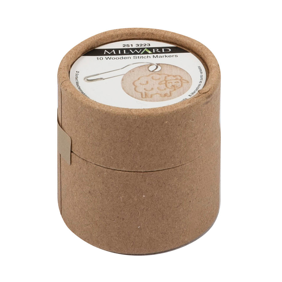 Milward Wooden Stitch Markers - Sheep