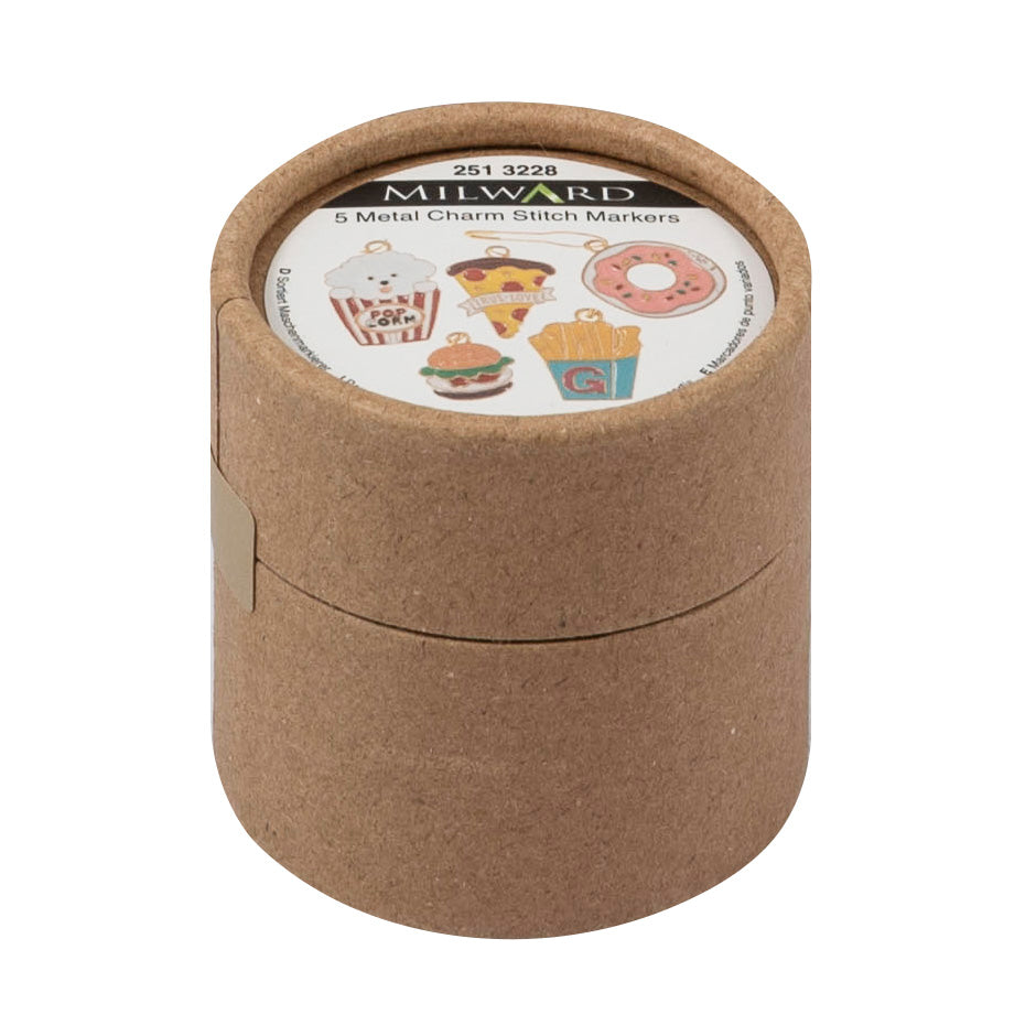 Milward Metal Stitch Markers - Snacks