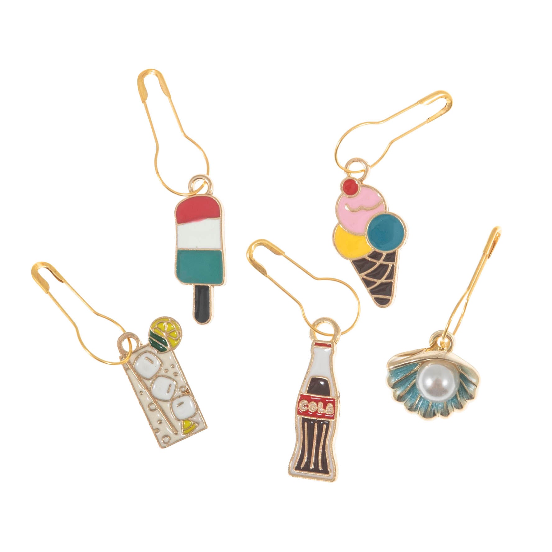 Milward Metal Stitch Markers - Summer