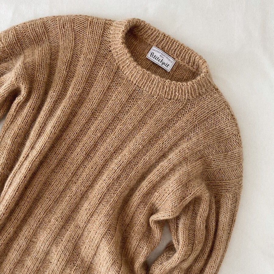 PetiteKnit Vertical Stripes Sweater Pattern