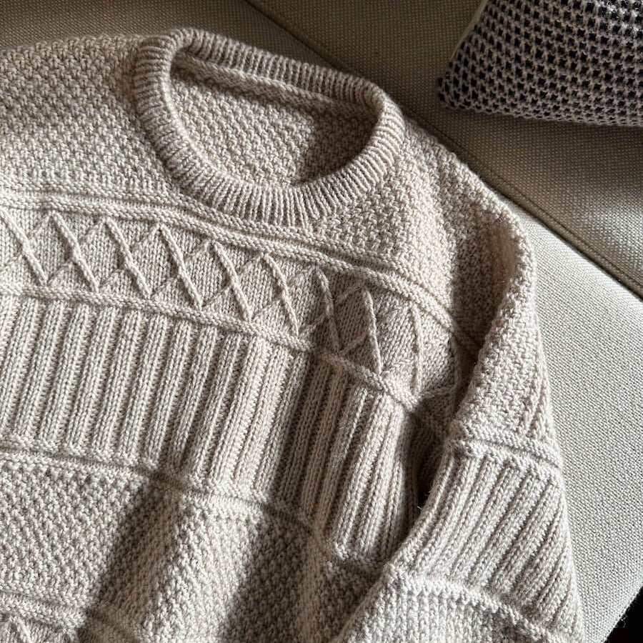 PetiteKnit Ingrid Sweater Man Pattern