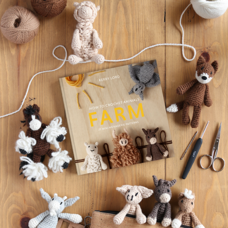 Toft How to Crochet: Farm Mini Menagerie book by Kerry Lord