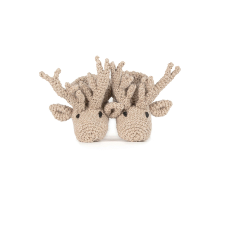 Toft Infant Reindeer Booties Crochet Kit