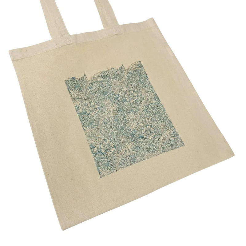 William Morris Blue Marigold Tote Bag