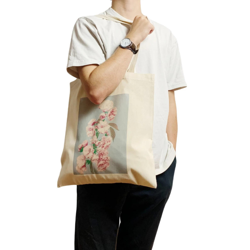 Cherry Blossom Ogawa Kazumasa Tote Bag