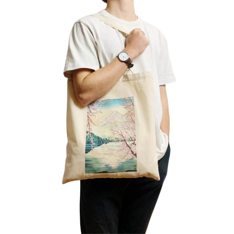 Thirty Six Views of Mount Fuji Tote Bag