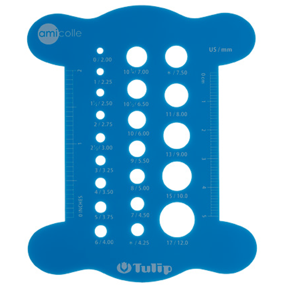 Tulip x Amicolle Knitting Needle Gauge