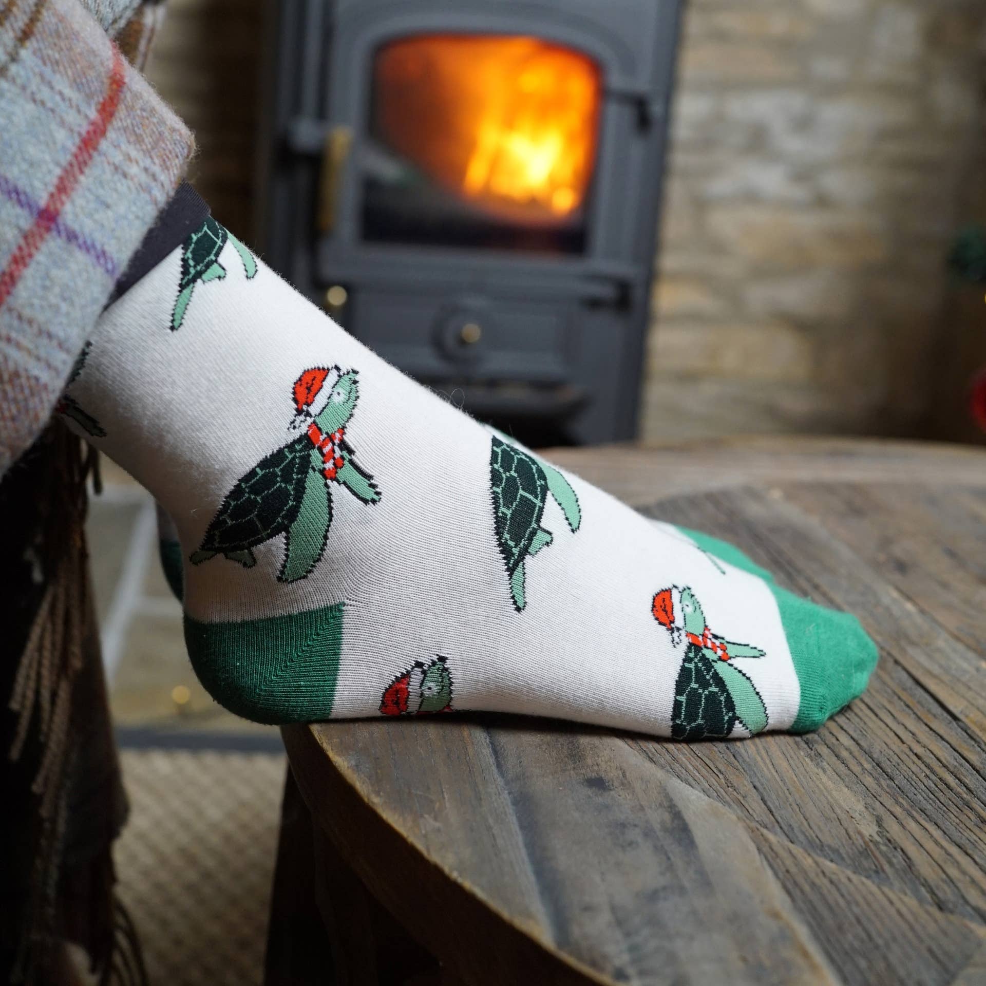 Bare Kind Christmas Turtle Socks