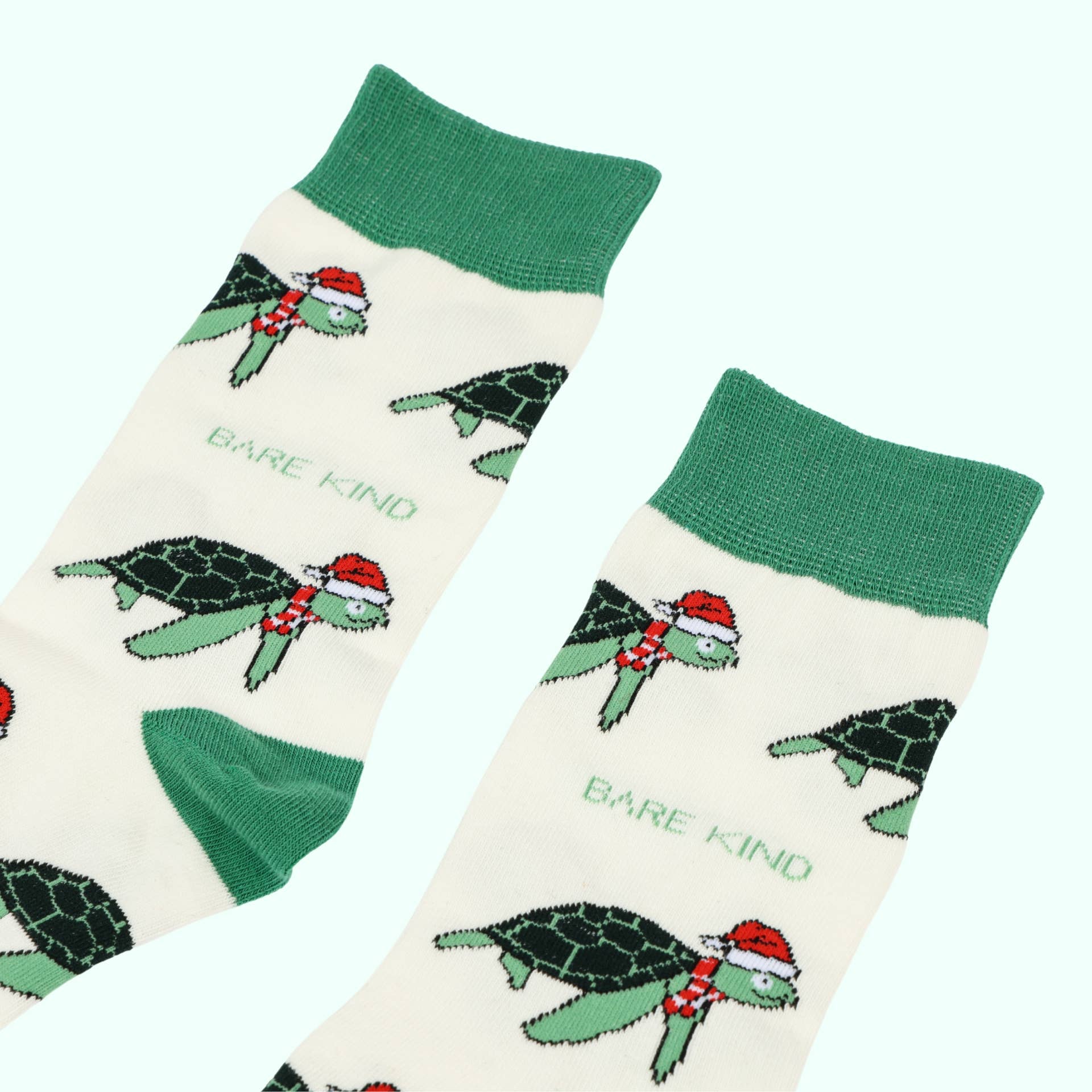 Bare Kind Christmas Turtle Socks