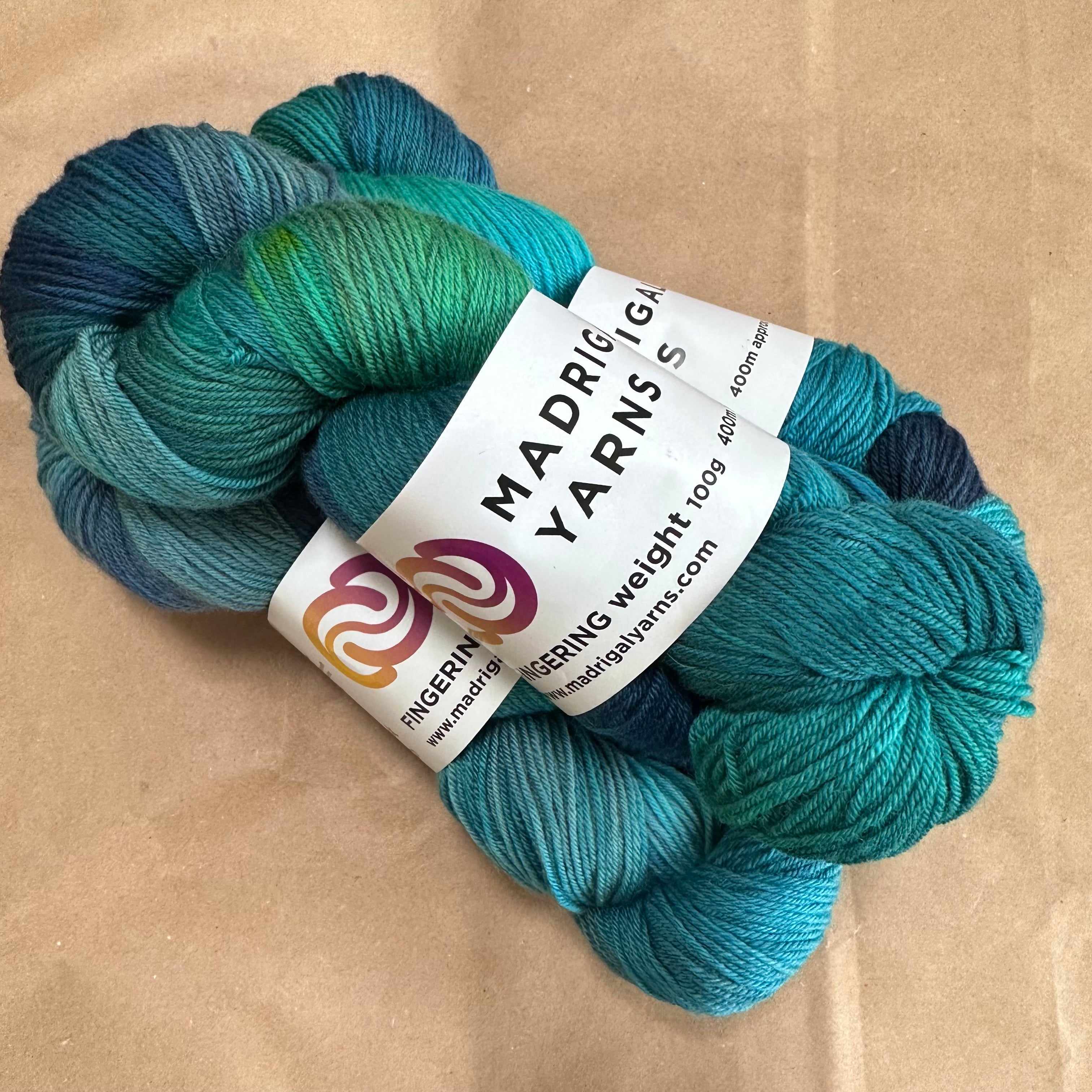 Madrigal Yarns Shamrock Fingering Yarn