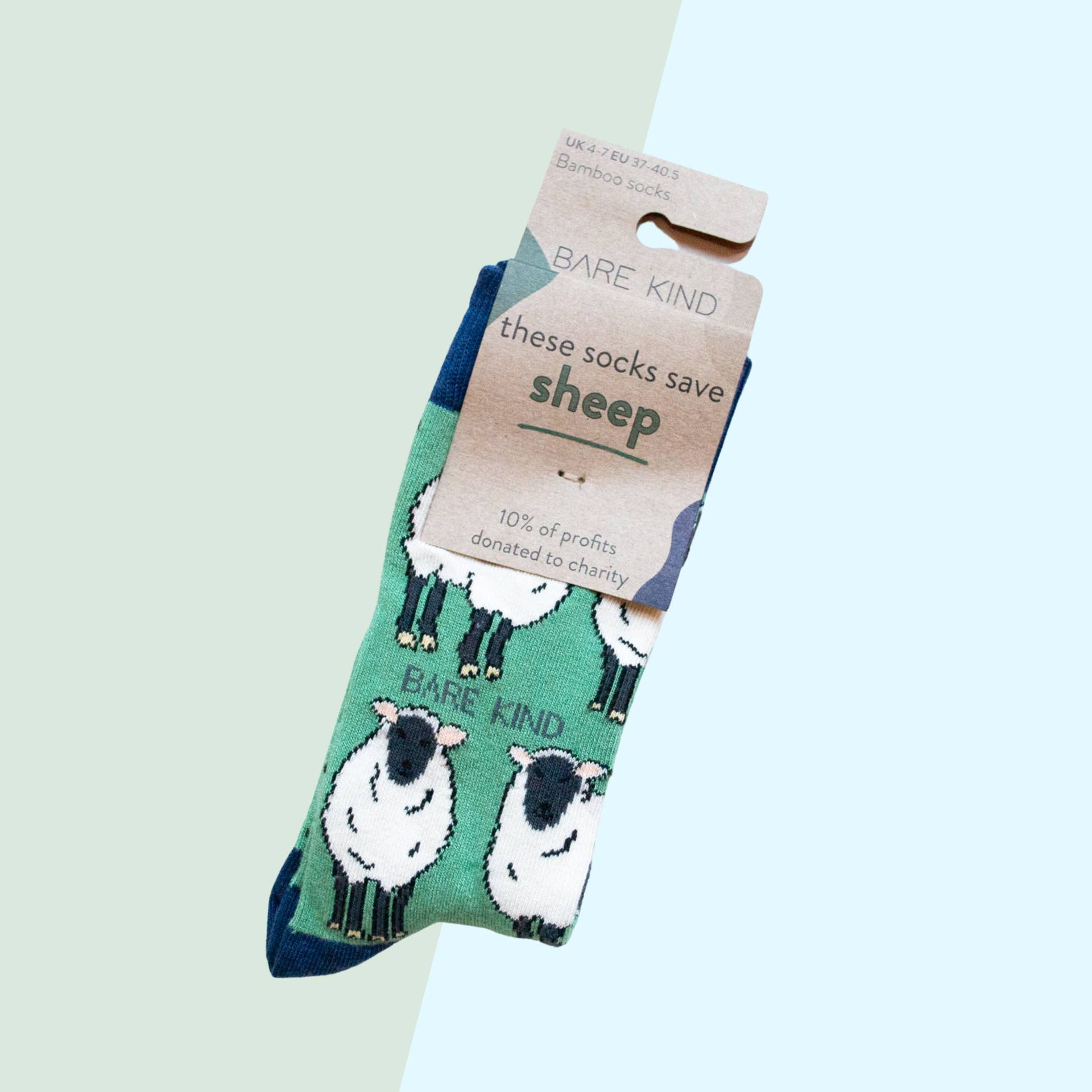 Bare Kind Bamboo Save the Sheep Socks