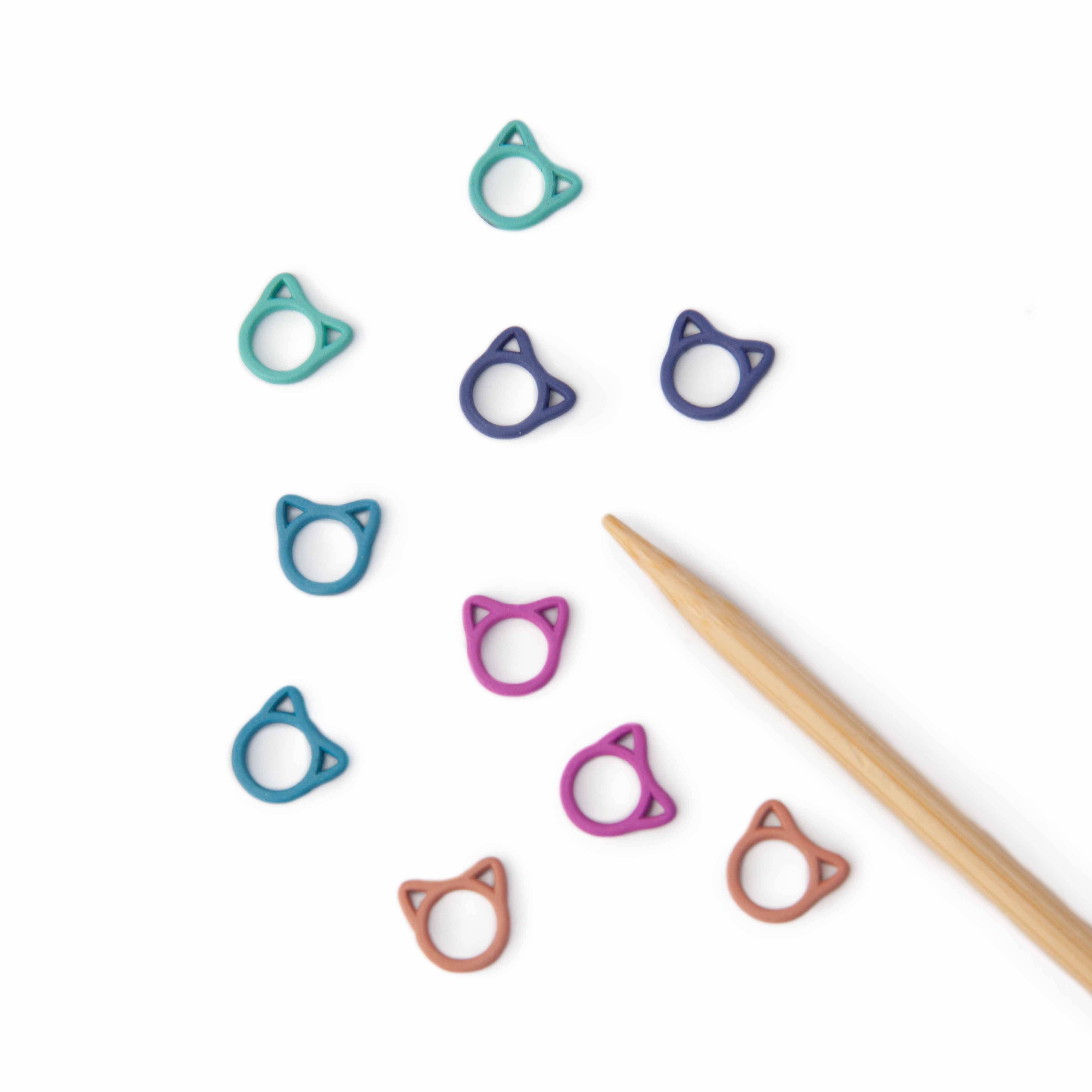 Twice Sheared Sheep Solid Rainbow Cats Stitch Markers
