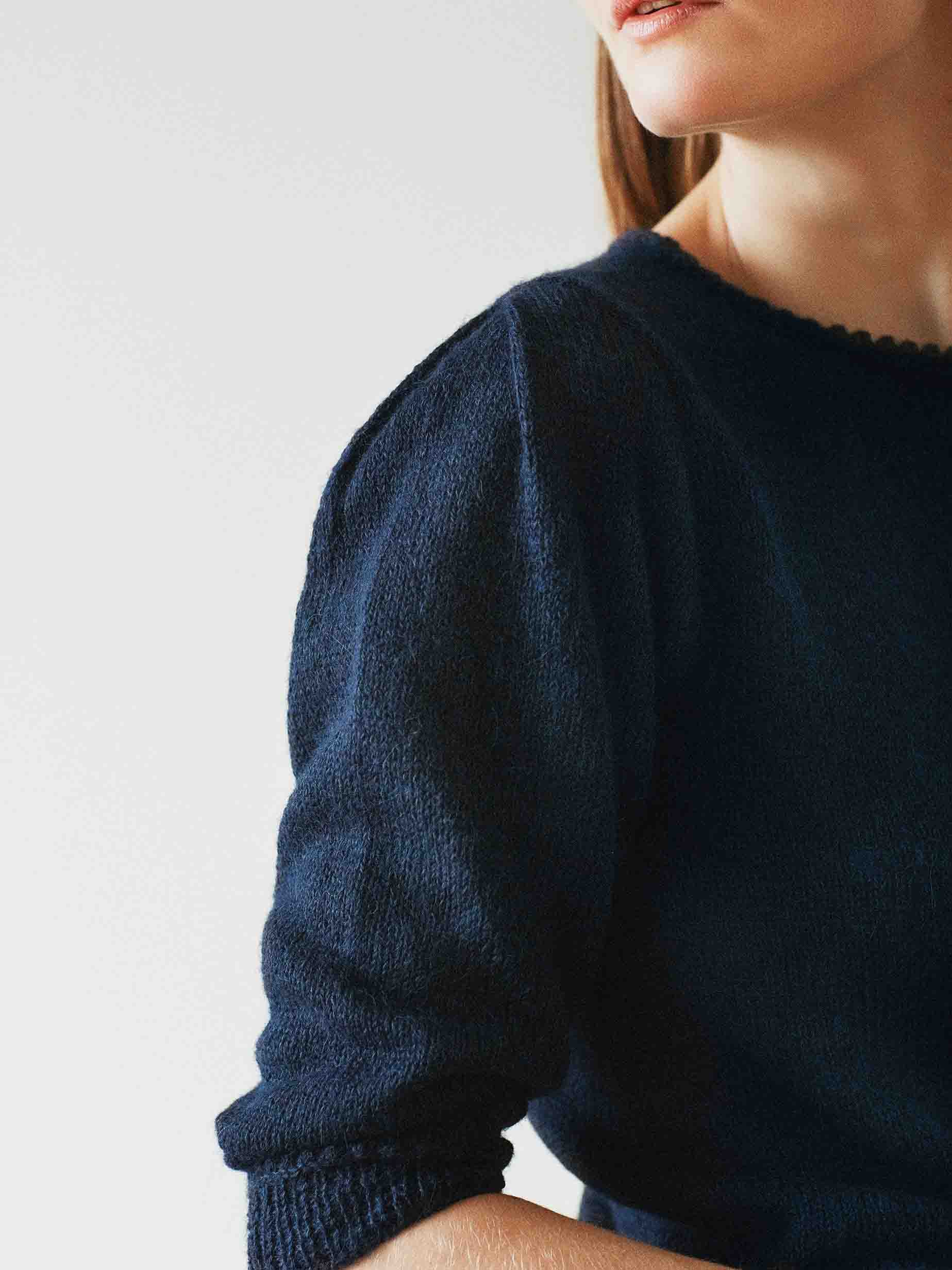 Cherry Sweater Pattern designed by Helga Isager