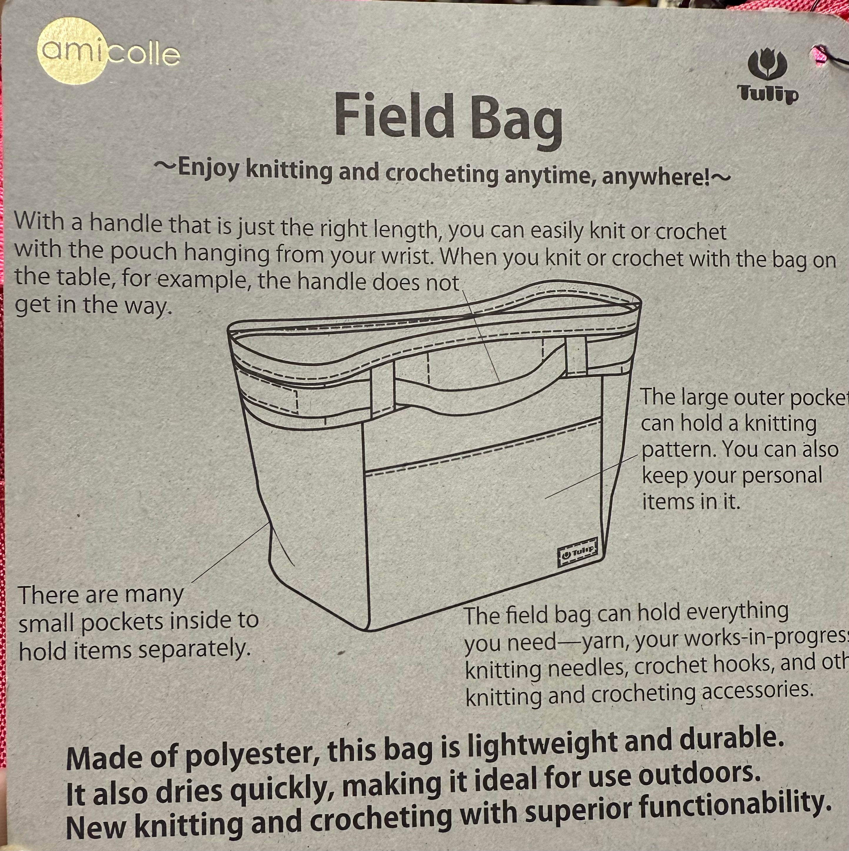 Tulip Field Project Bag and Yarn Bowl