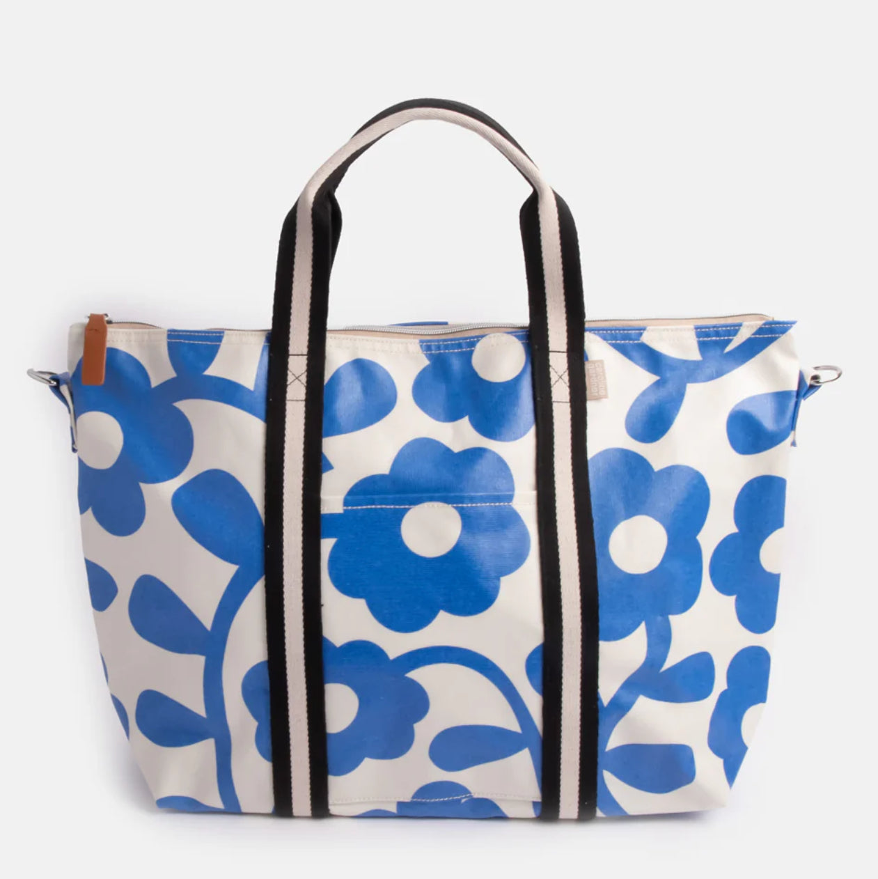 Caroline Gardner Blue Floral Weekend Bag
