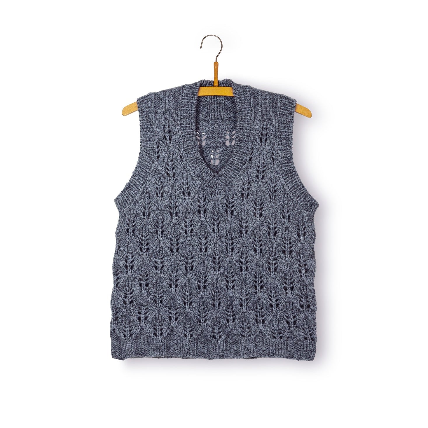 Ocean Vest Pattern designed by Helga Isager