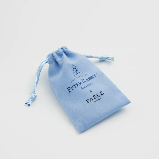 Fable England Enamel Forget Me Not Charm/Stitch Marker