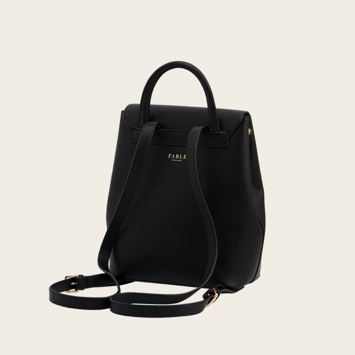 Fable England Laura Small Backpack in Black