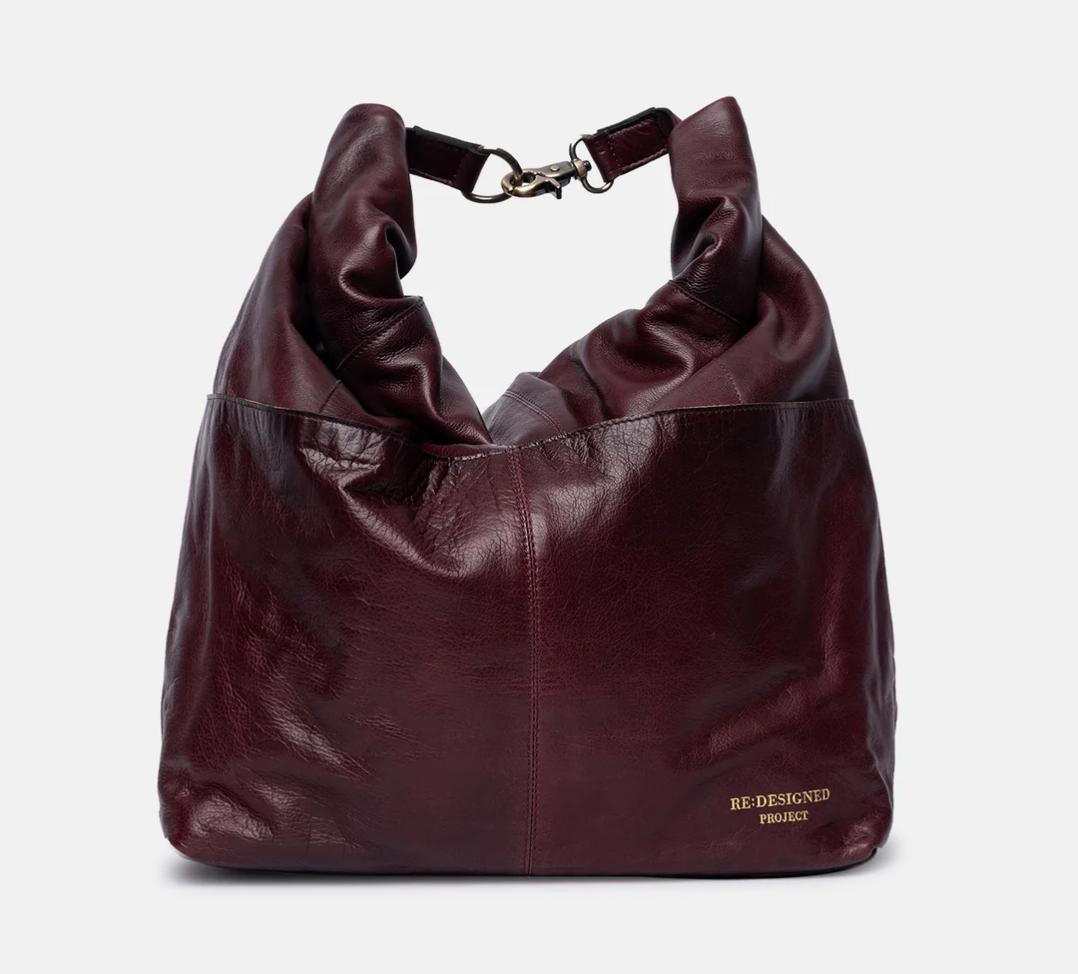 RE:DESIGNED Dark Cherry Project no 100 Roll Top Bag