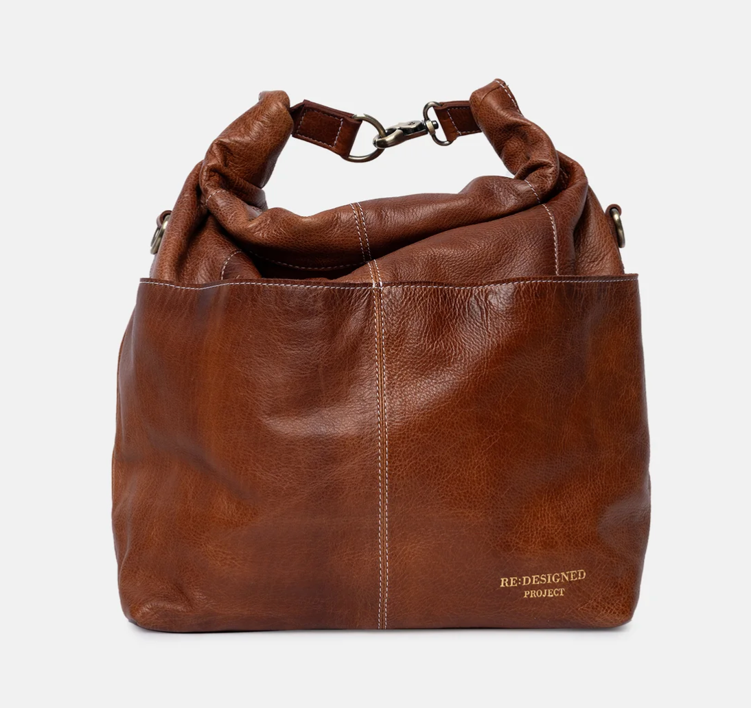 RE:DESIGNED Walnut Project no 100 Roll Top Bag