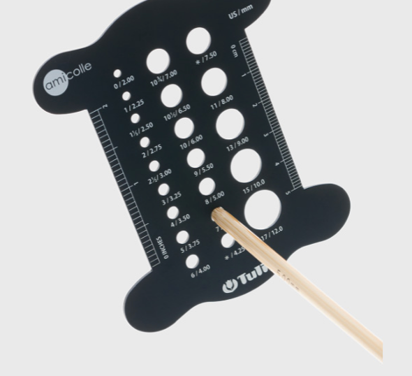 Tulip x Amicolle Knitting Needle Gauge