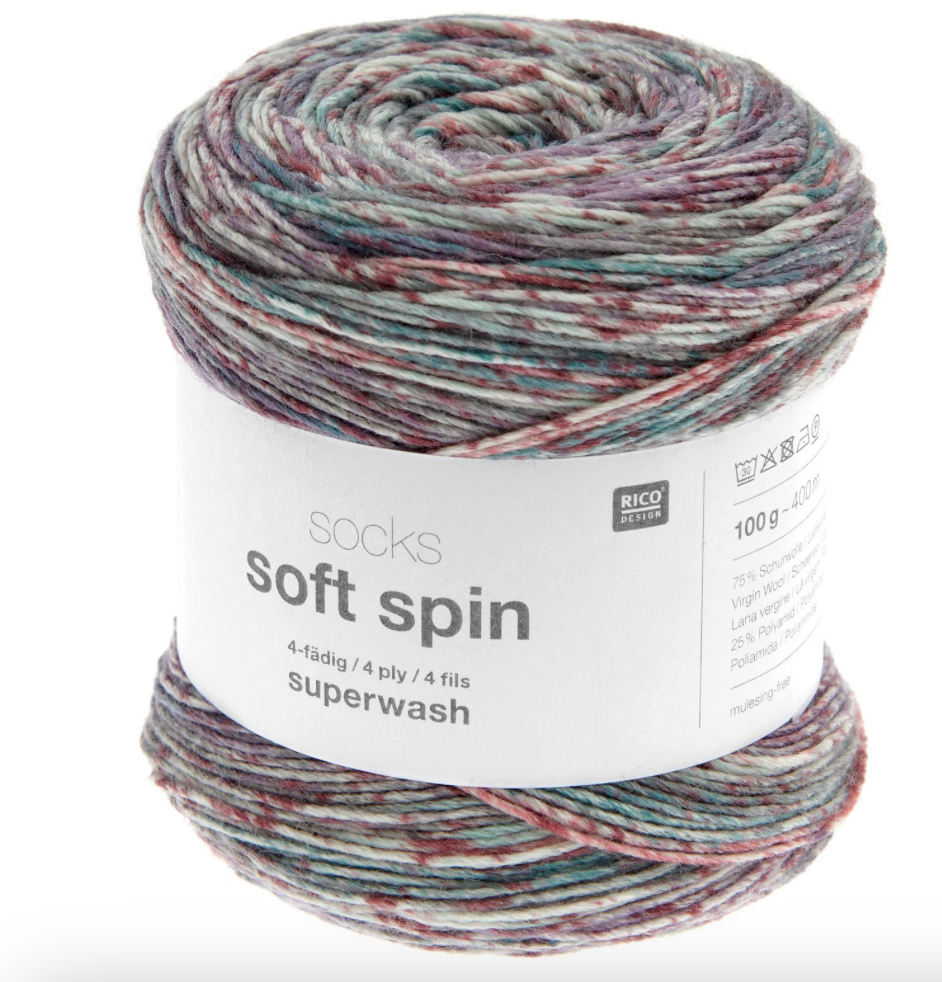 Rico Socks Soft Spin 4 Ply