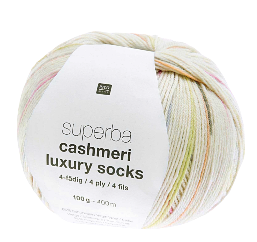 Rico Superba Cashmeri Luxury Sock Yarn