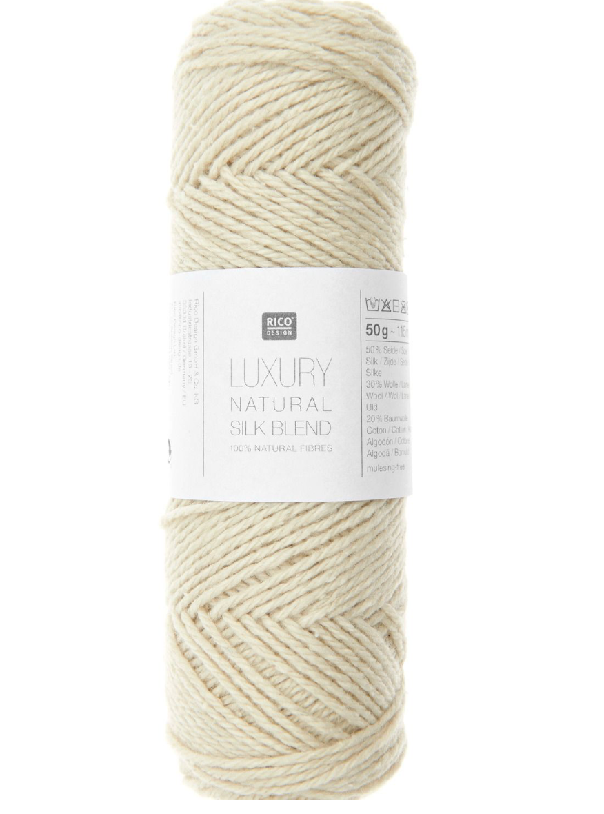Rico Luxury Natural Silk Blend Aran