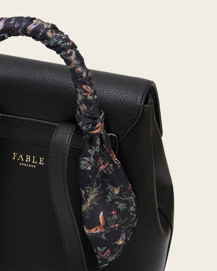 Fable England Laura Small Backpack in Black