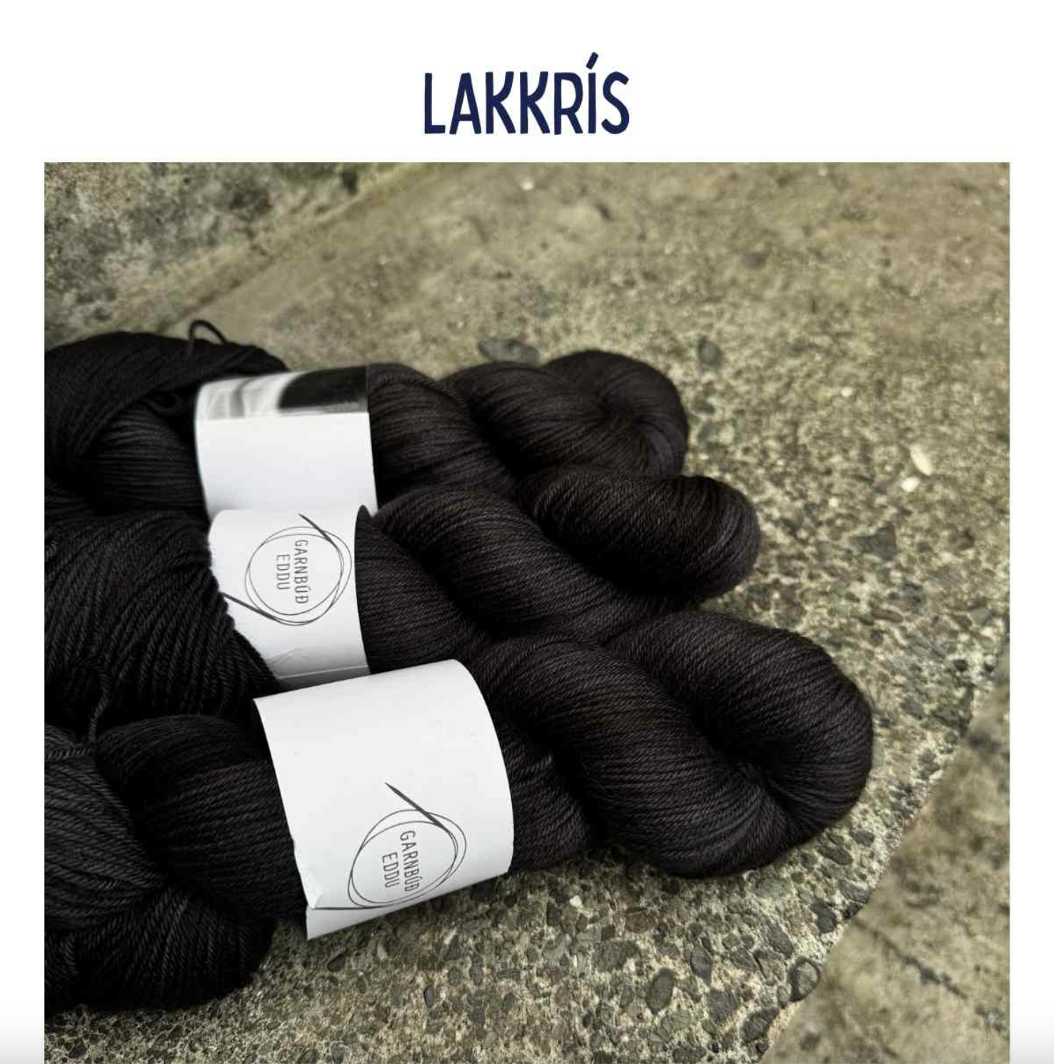 Garnbúd Eddu Fínerí 4ply