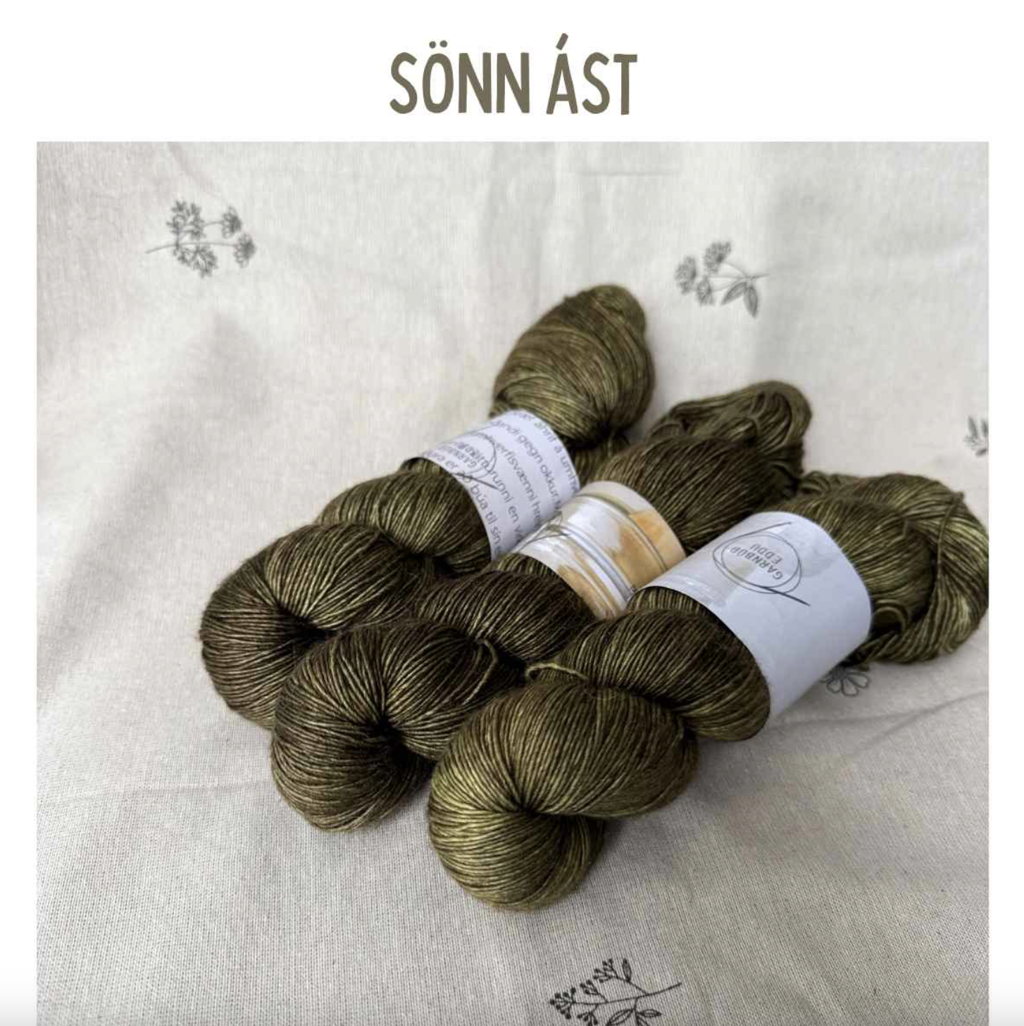 Garnbud Finband Merino Silki 4ply