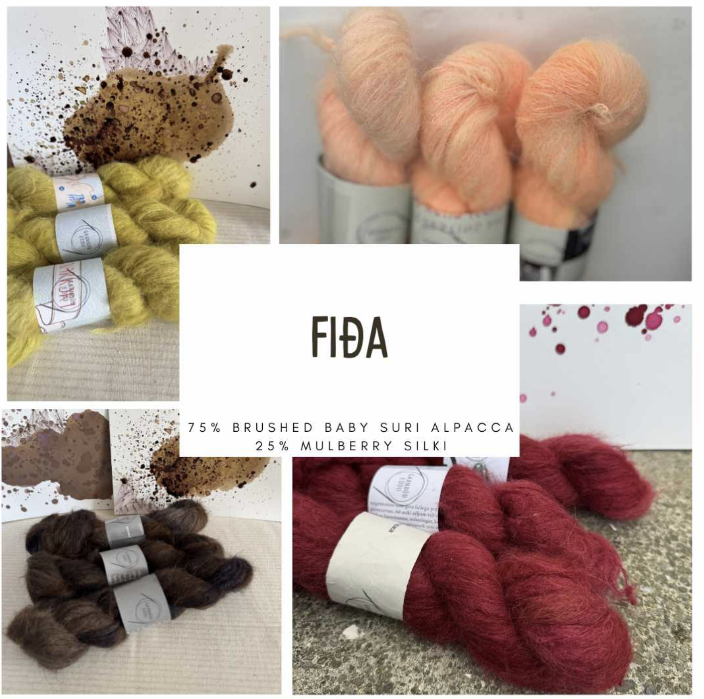 Garnbud Eddu Fida Brushed Baby Alpaca and Mulberry Silk sport