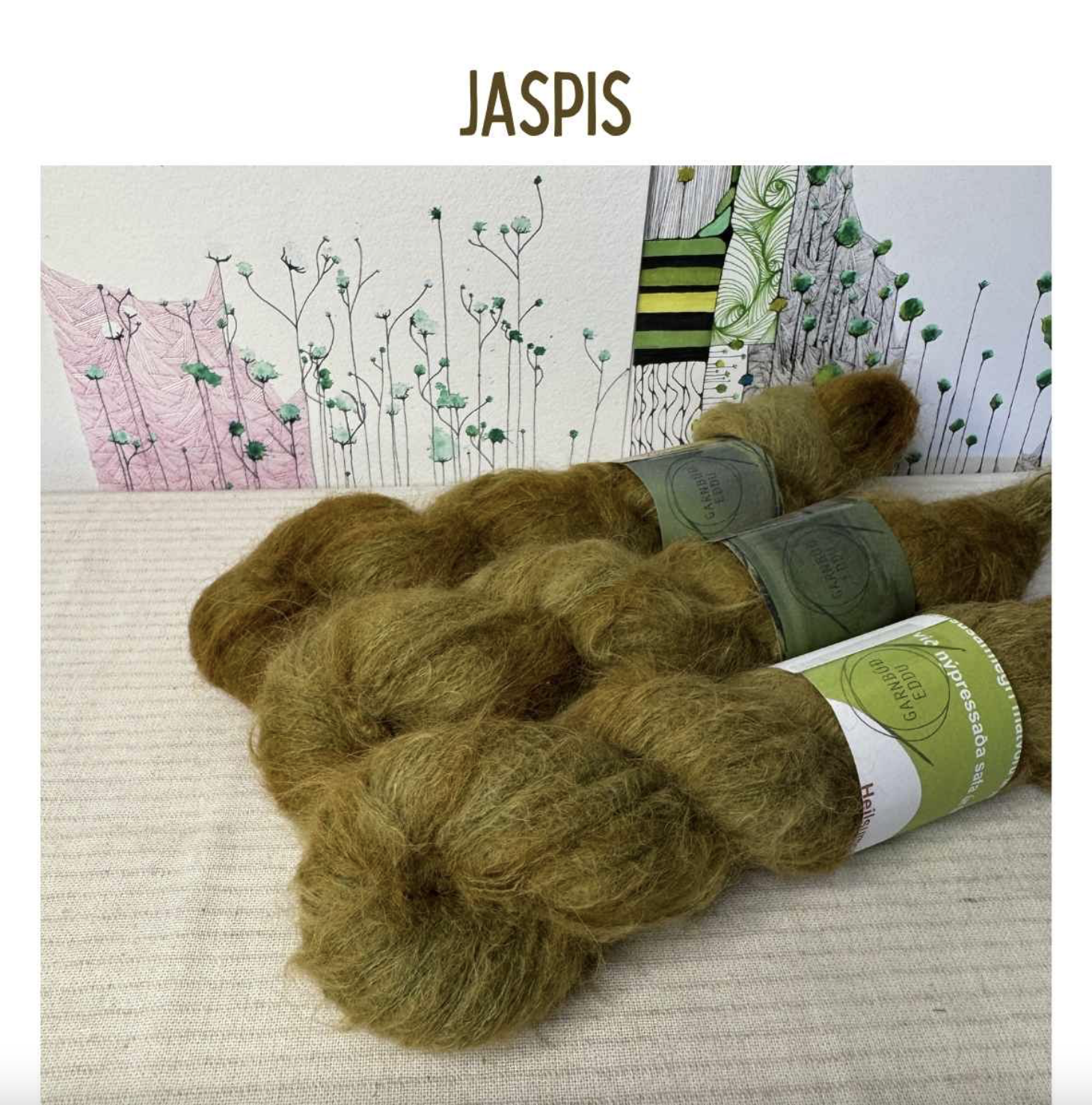 Garnbud Eddu Fida Brushed Baby Alpaca and Mulberry Silk sport