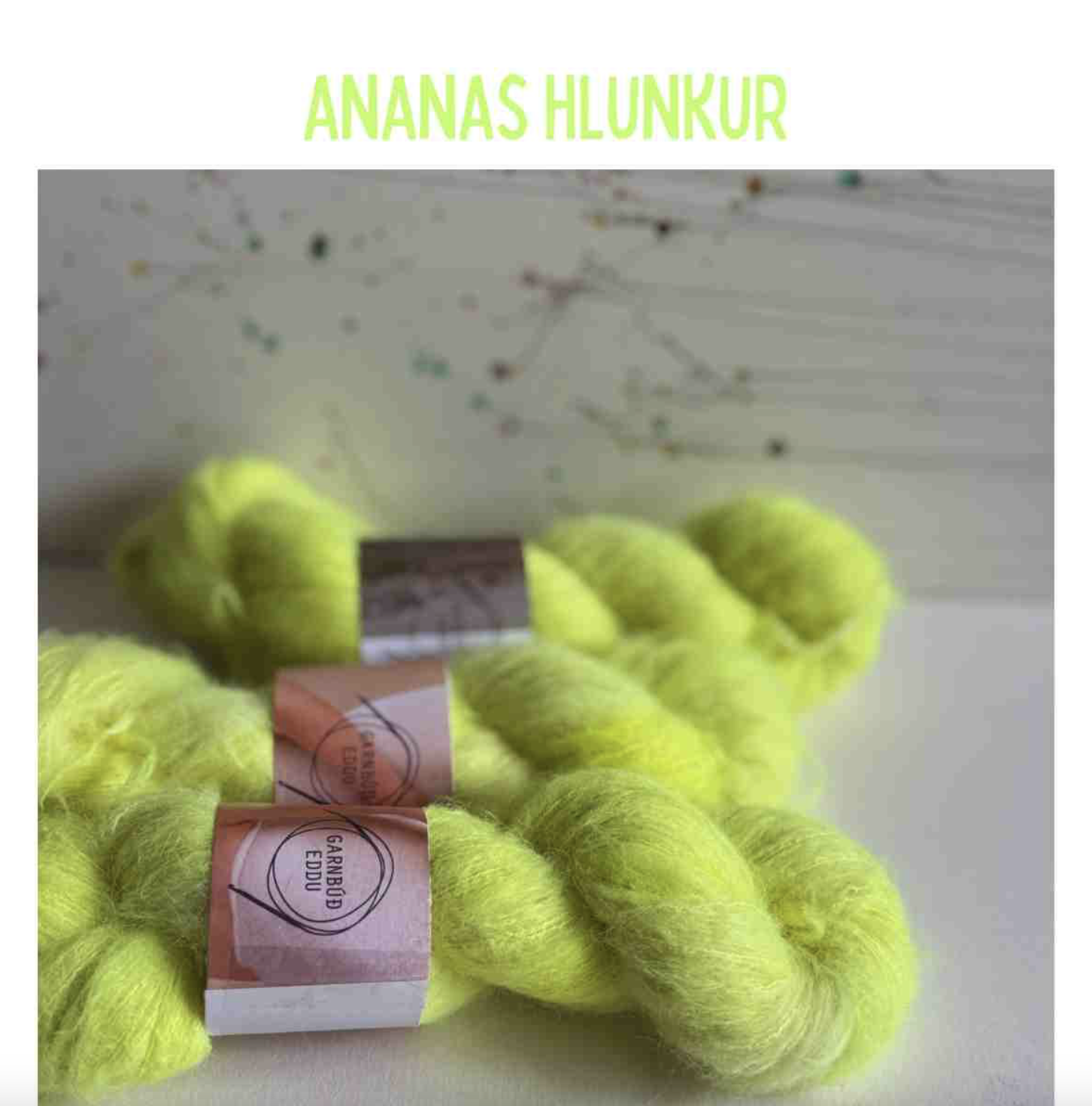 Garnbud Eddu Fida Brushed Baby Alpaca and Mulberry Silk sport