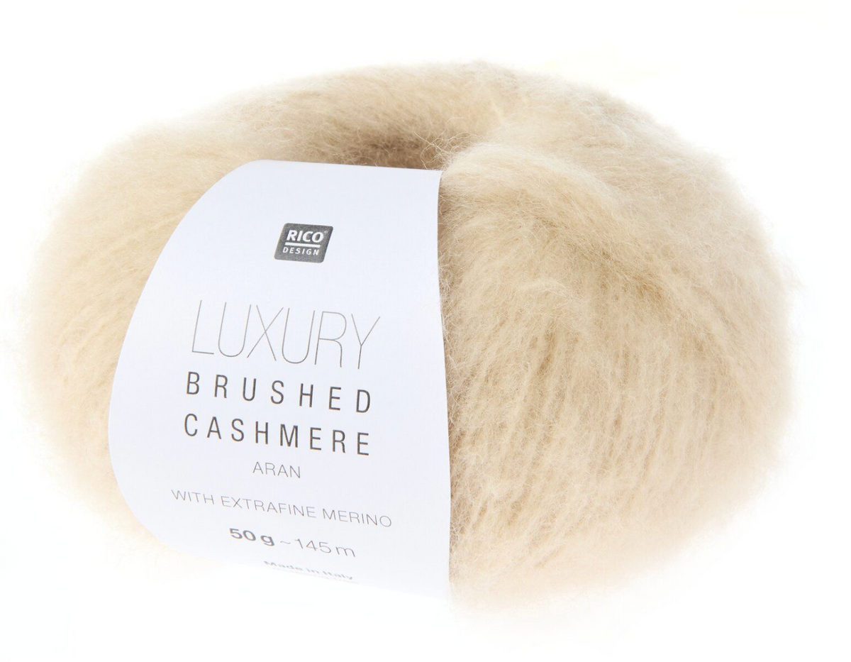 Rico Cashmere & Merino Brushed Aran