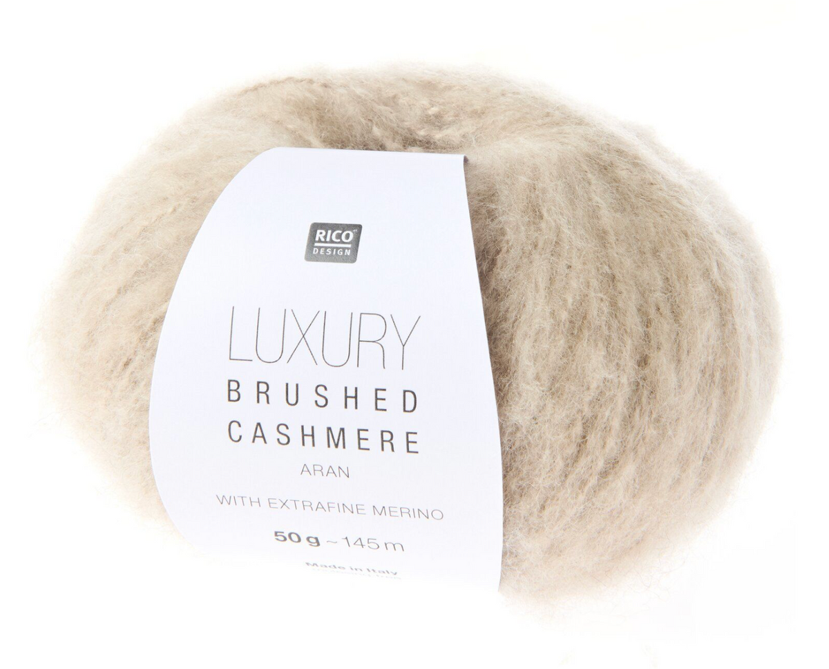 Rico Cashmere & Merino Brushed Aran