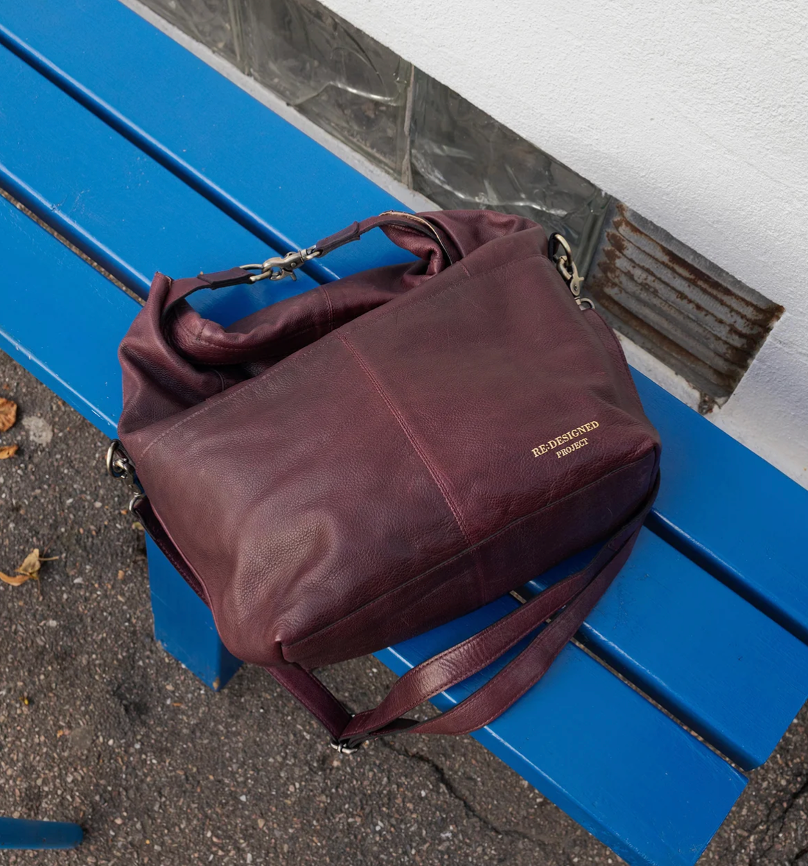 RE:DESIGNED Dark Cherry Project no 100 Roll Top Bag