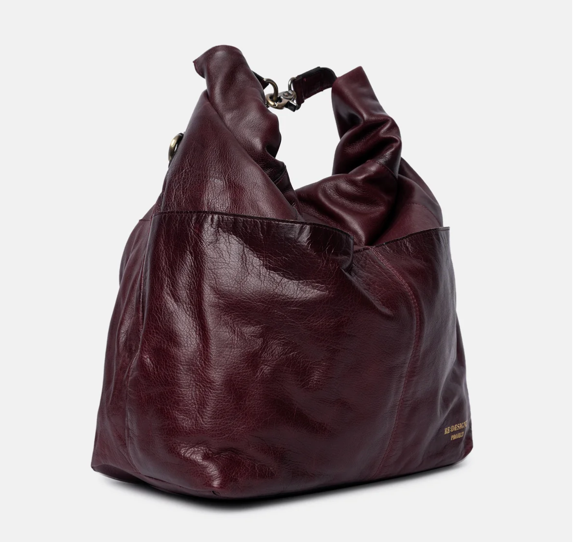 RE:DESIGNED Dark Cherry Project no 100 Roll Top Bag