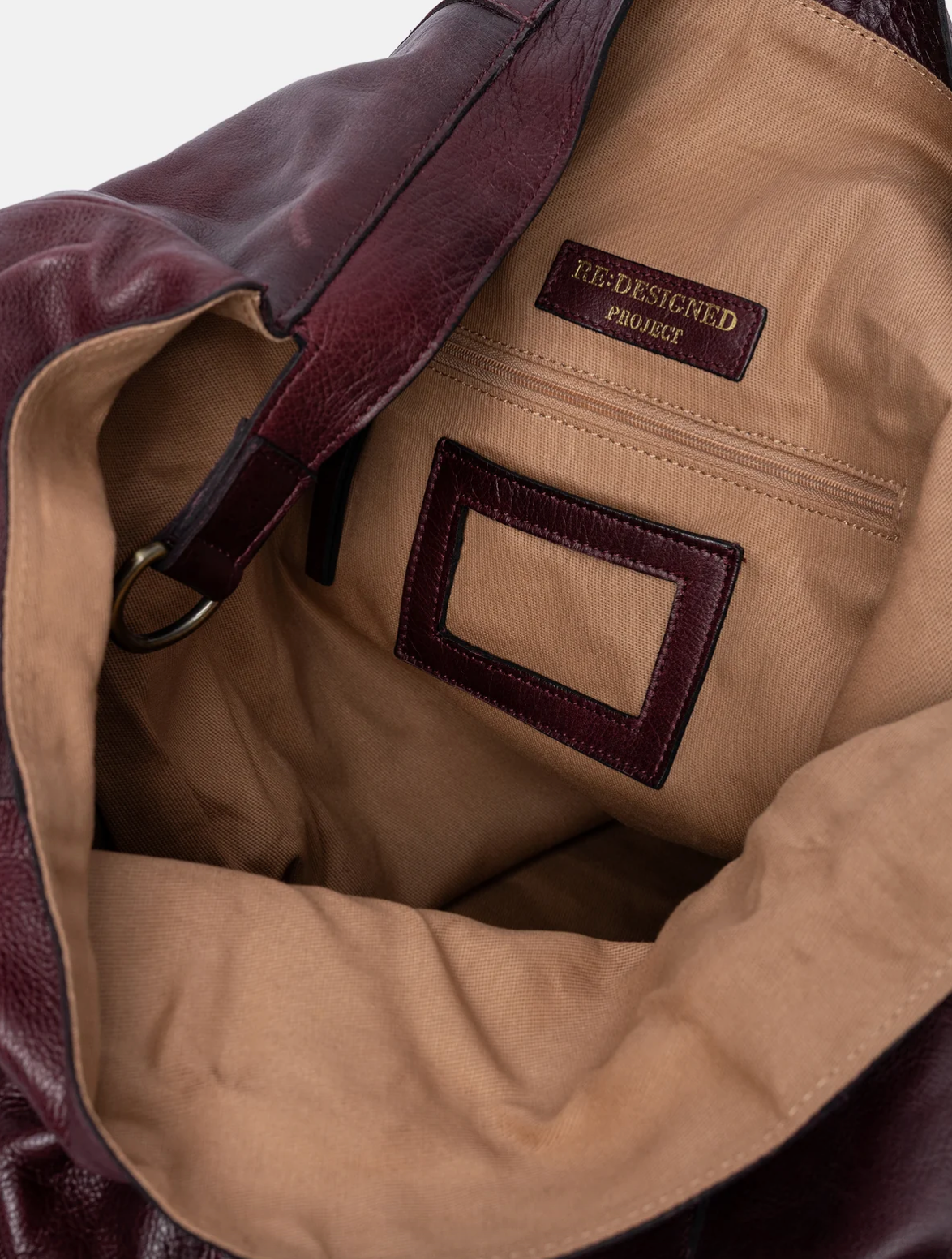 RE:DESIGNED Dark Cherry Project no 100 Roll Top Bag