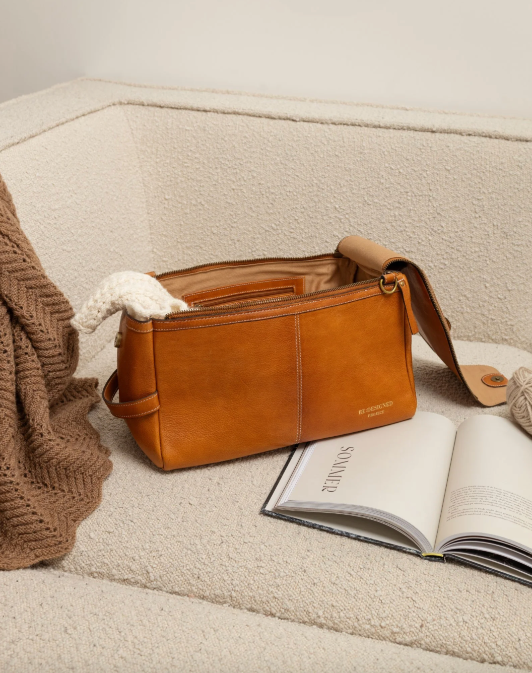 RE:DESIGNED Dark Cherry no 44 Project Bag
