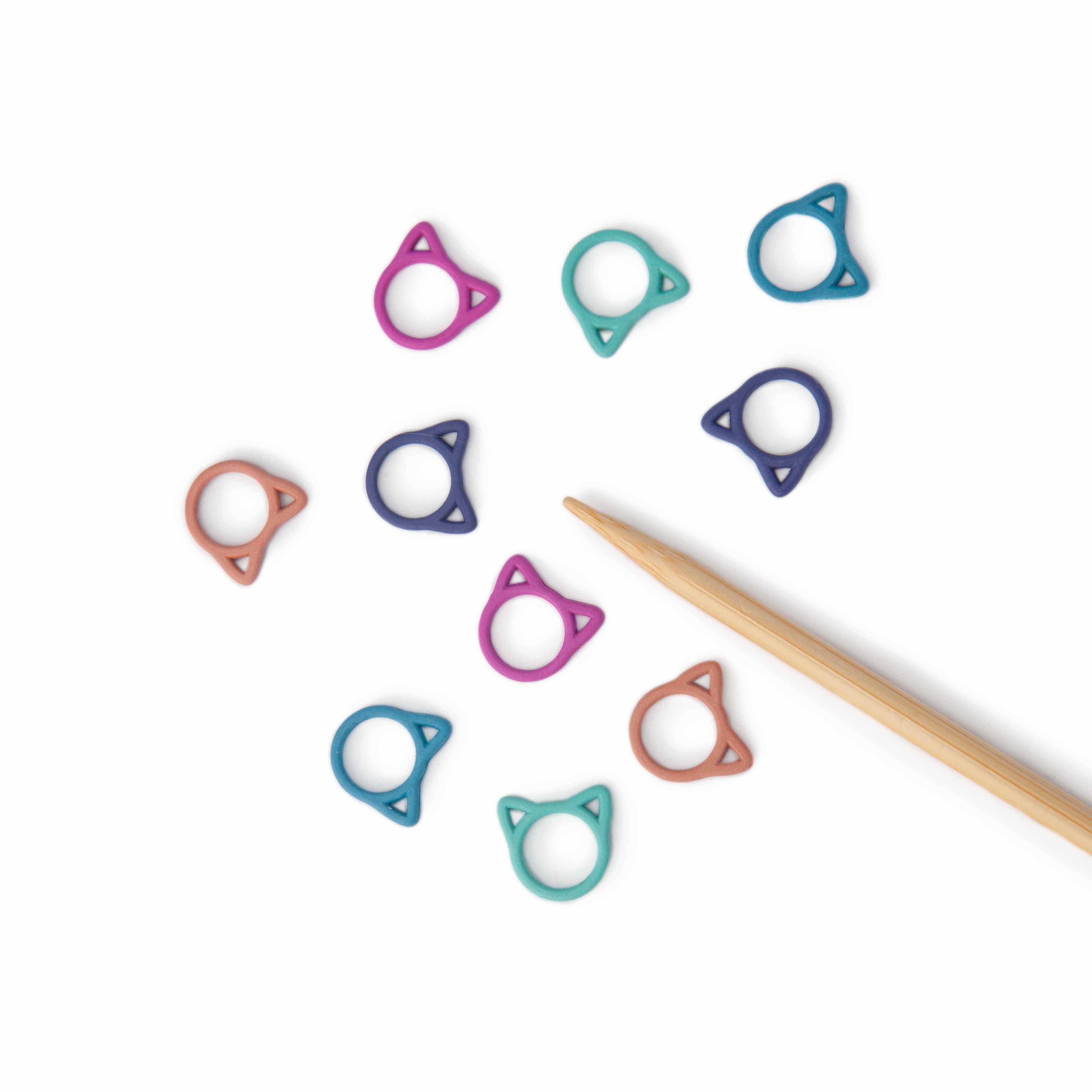 Twice Sheared Sheep Solid Rainbow Cats Stitch Markers