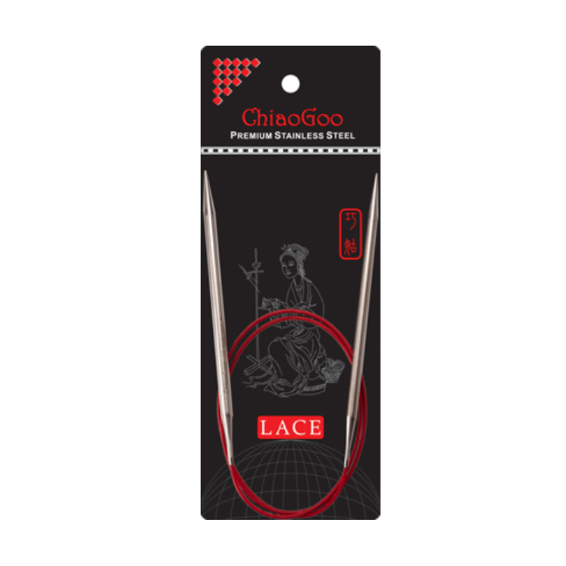 ChiaoGoo Red Lace Fixed Circular Needles