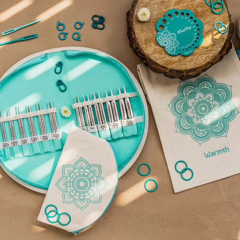 KnitPro The Mindful Collection Warmth Special Lace Interchangeable Needle Set - 10cm