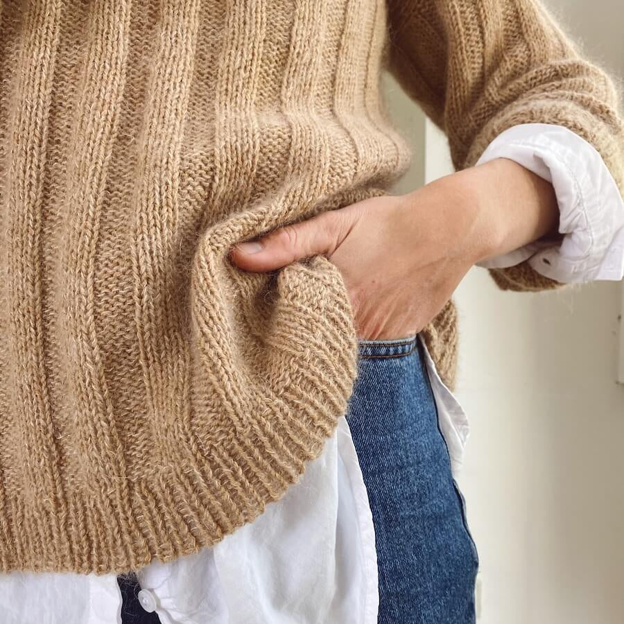 PetiteKnit Vertical Stripes Sweater Pattern