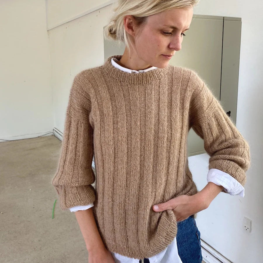 PetiteKnit Vertical Stripes Sweater Pattern